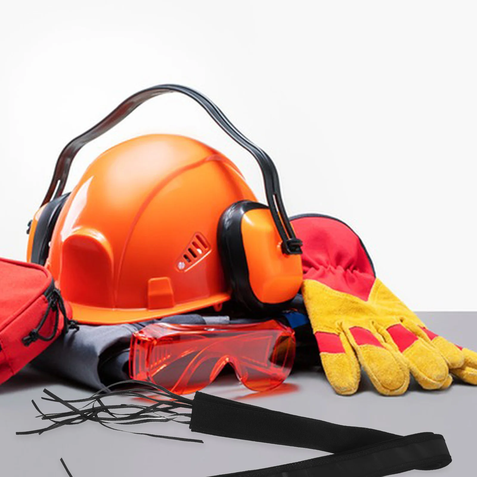 

10Pcs Washable Hard Hat Sweatbands Cotton Liner Reusable Drawstring Adjustable Fit Sweat Absorbing for Welding Safety