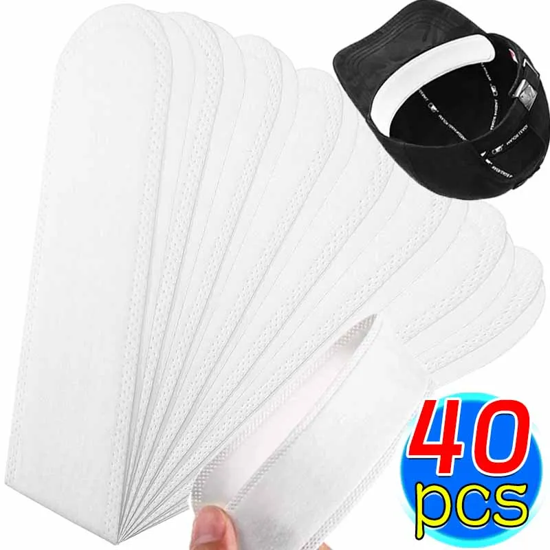 

Invisible Hat Sweat Absorber Liner Pads Summer Baseball Cap Anti-dirty Absorbing Sweat Sweatband Hat Size Reducer Strip Stickers