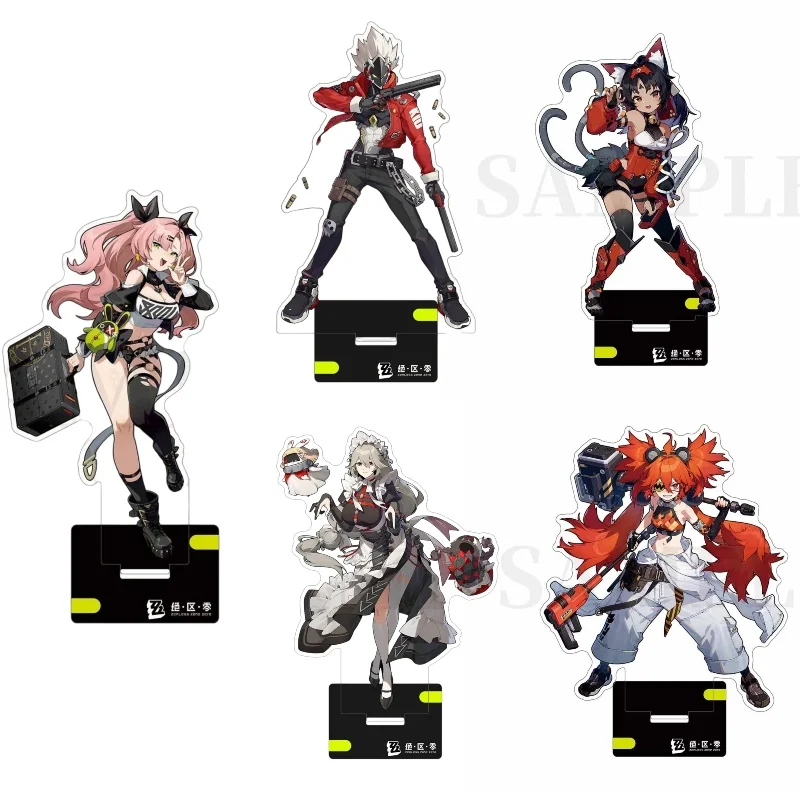 Zenless Zone Zero Acrylic Stand Billy Kid Nicole Ellen Joe Game Desktop Decor Gift Standee Game Character Dorm Standee Ornament