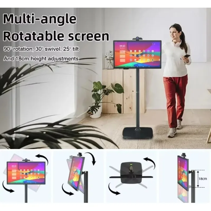 

[2026]21.5/27/32 Portable Touch Screen TV Smart Wireless Charging Mobile Casual Hot Sales
