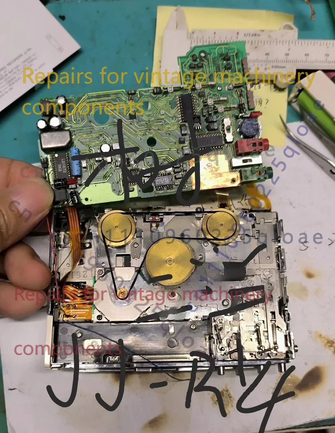1pcs Drive Belt For Sanyo JJ-R4 Auto Reverse Cassette Recorder Walkman Exclusive Replacement Repair Spare Part