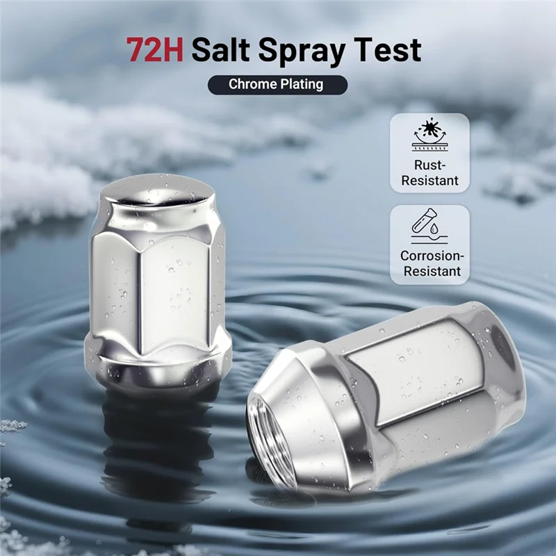 

AA75-закрытые конечные гайки для колес с железной головкой, 1/2 дюйма-20, набор из 20 предметов, холодная кованая углеродистая сталь для колес OEM