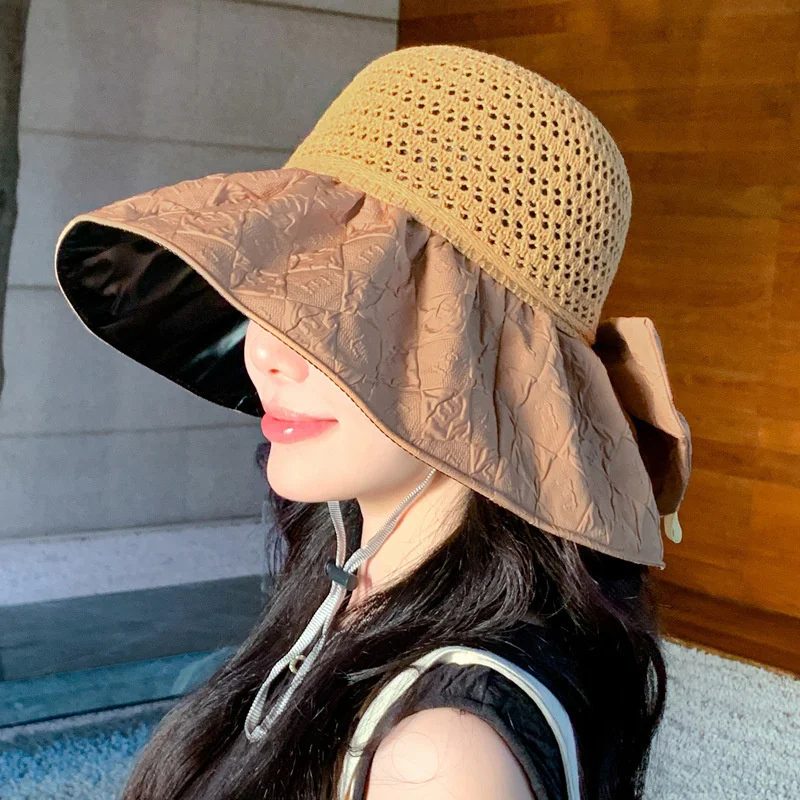 UV Protection Women s Sun Protective Bucket Hat Breathable Thin Retro Style for Women Summer Daily Outdoor Use