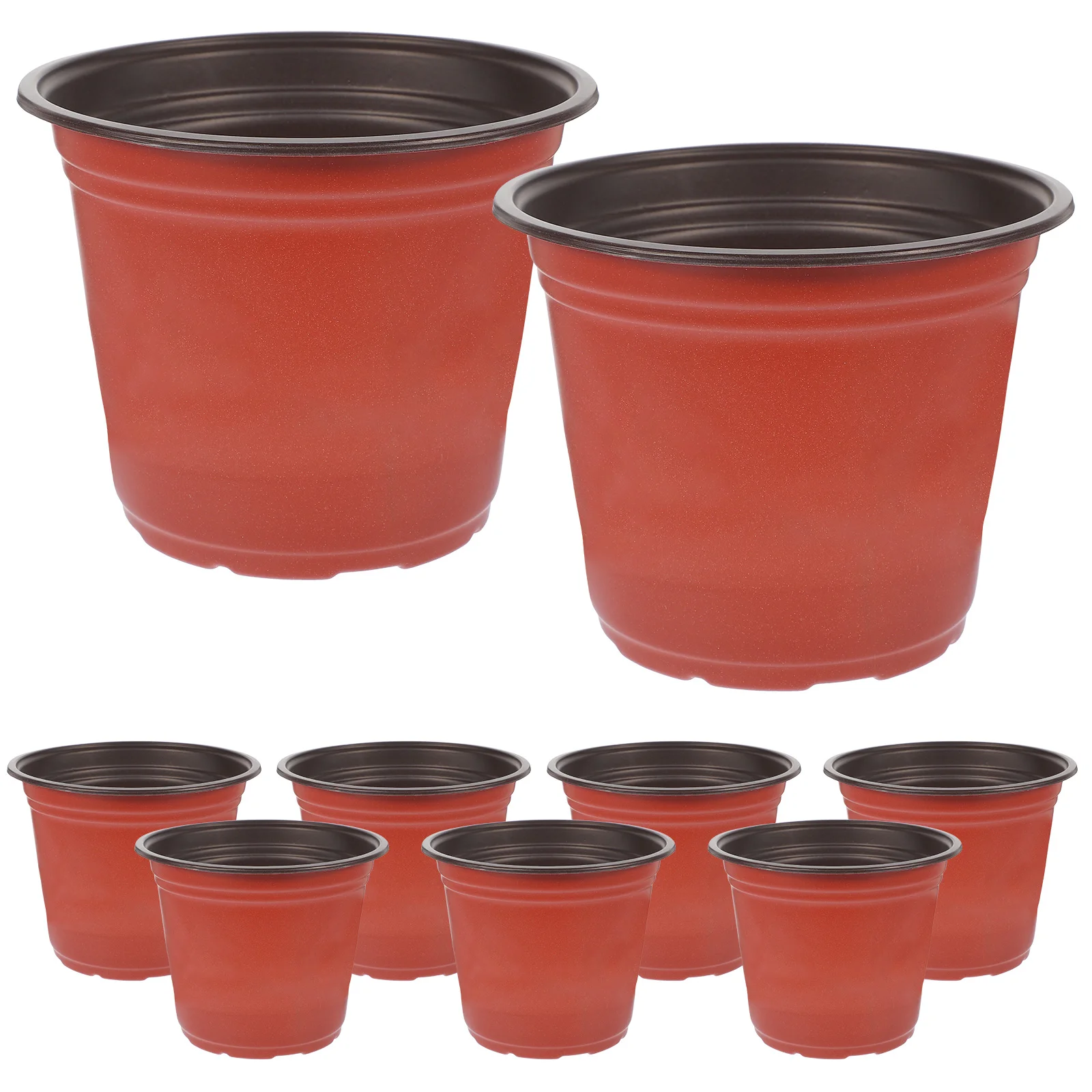 

50 Pcs Flowerpots Seedling for Plants Grow Nutrition Bowl Pp Plastic Nursery Planter Indoor