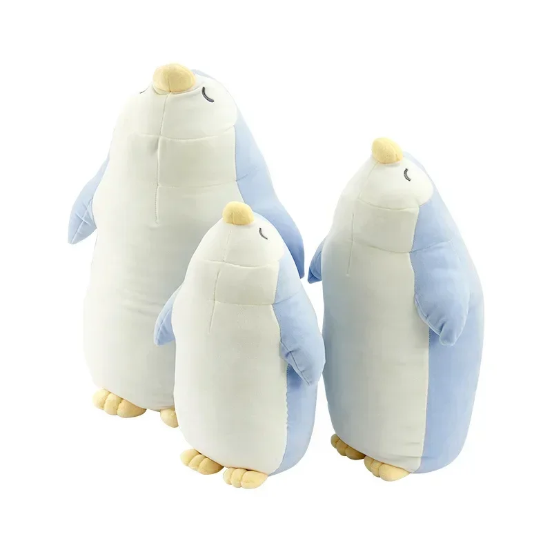 70cm muito bonito simulação animal pinguim brinquedo de pelúcia modelo deitado dormir pinguim boneca carro sofá cama segurar travesseiro presente