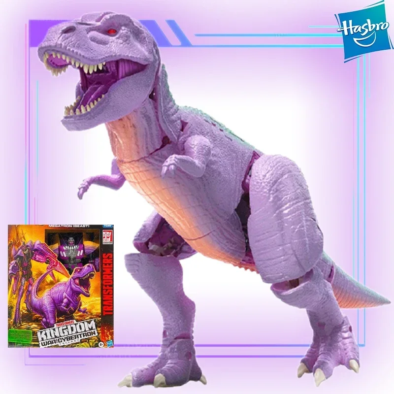 

Hasbro Transformers Kingdom Series Tyrannosaurus Rex Model Animated Characters Hero Robot Anime Kids Toys Birthday Gifts