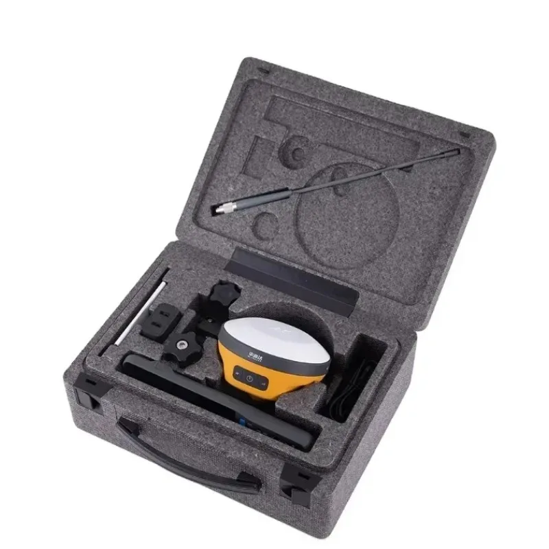 New Hi Target V200 Fast And Accurate Fix 1408 Channels Imu Gnss Receiver Surveying Equipment view 2