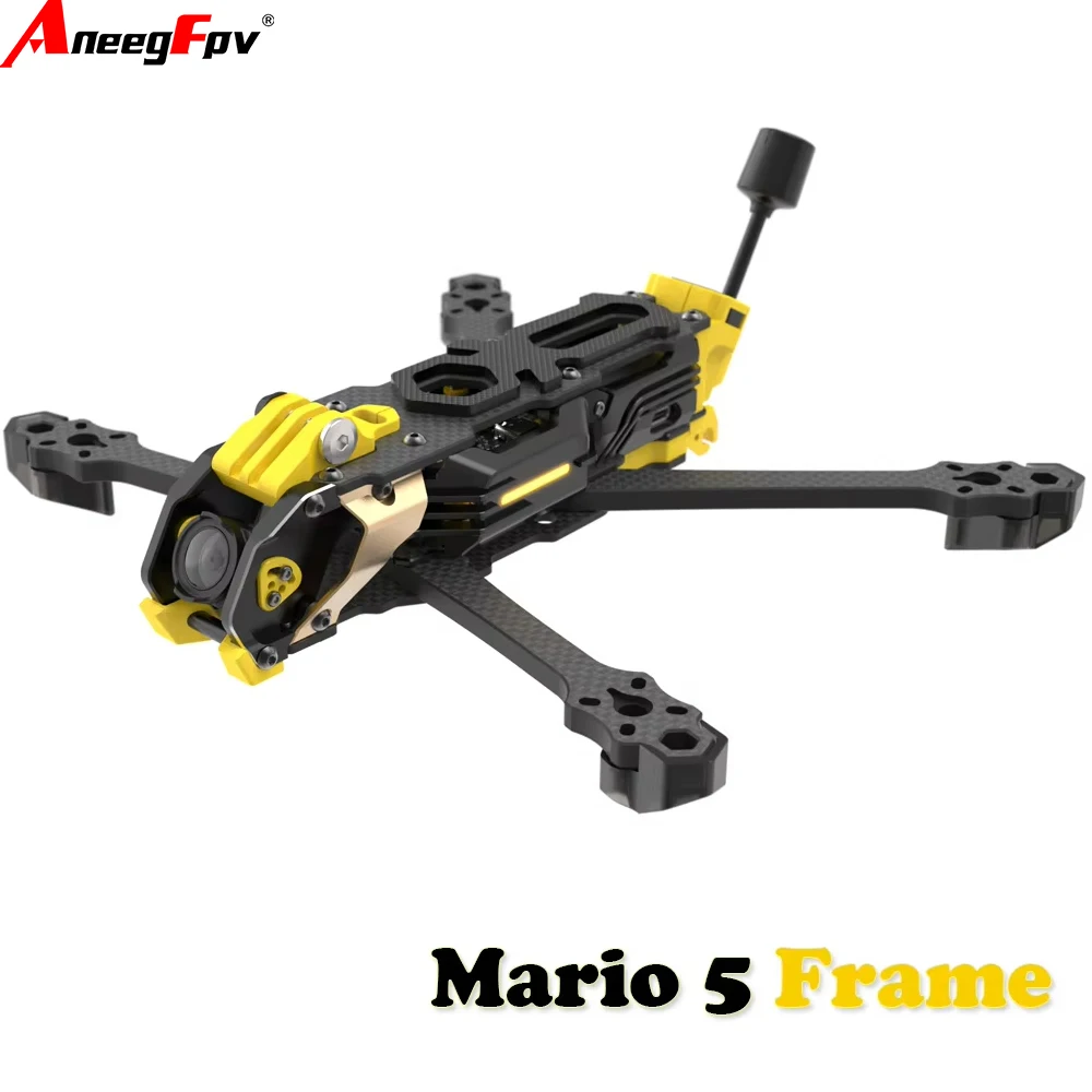 SpeedyBee Mario 5 Frame 5 inch  XH /DC Version with Carbon Fiber Plate FPV Freestyle RC Racing Drone For O3 / O4 PRO