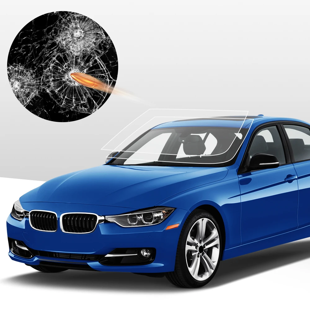 

2025 7mil High Clear Anti Scratch Self Healing Car Front Window Windshield Protection Film