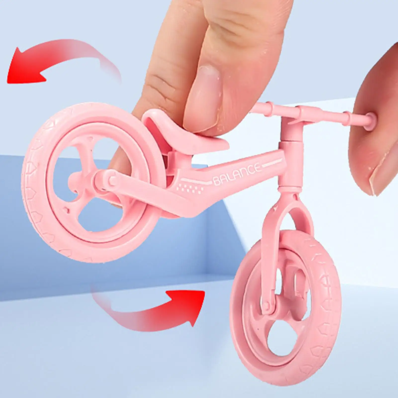 Finger Cycling Toy Miniature Figure Finger Toy Mountain Cycling Exercises Finger Dexterity Desktop Extreme Sports Decoration