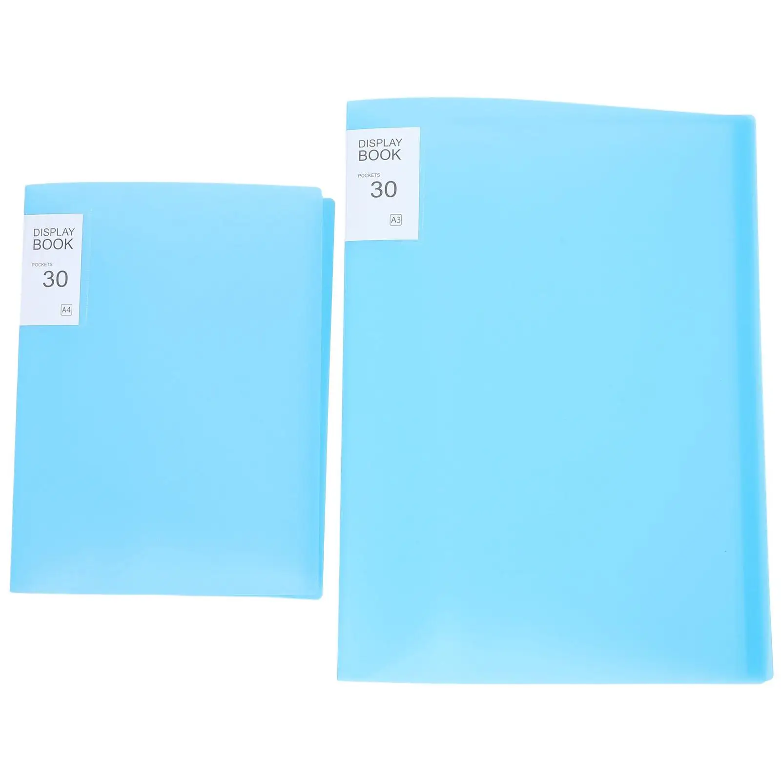 

2 Pcs Storage Book A4 30 Pages A3 30 Pages Scrapbook Album Photo Strip Portfolio Diamond Organizer PE