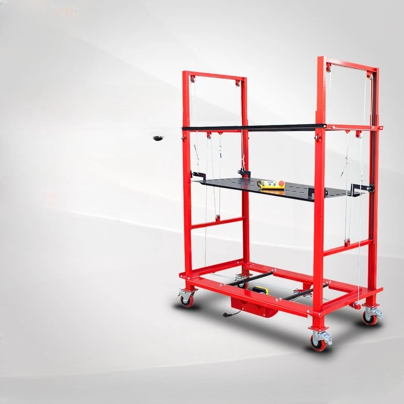 

Electric scaffolding chain wire rope lift Electric remote control small lifting platform cargo elevator hoist