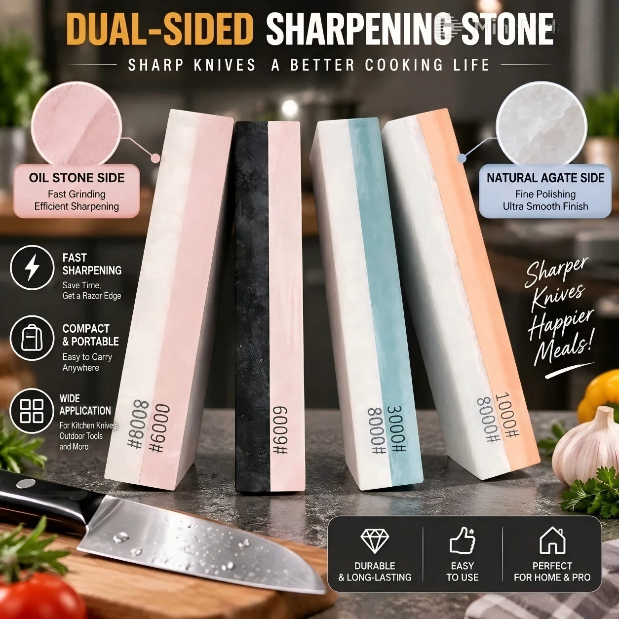 18*6*3cm Nueva piedra de afila - Sharpening Stone Whetstone reseña y precio
