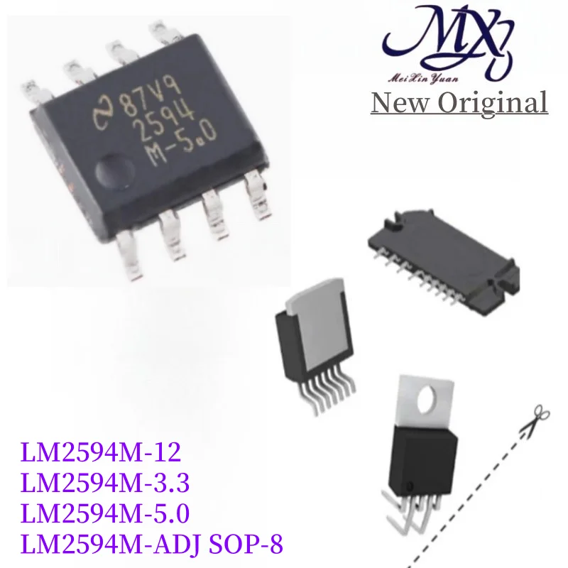 MXY 10Pcs LM2594M LM2594M-12 LM2594M-3.3 LM2594M-5.0 LM2594M-ADJ SOP-8 IC Chip in Stock Wholesale