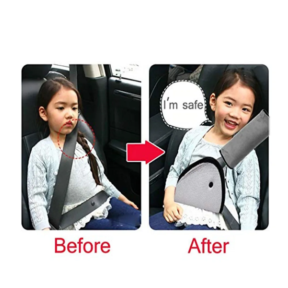 Children Safety Seat Belt Cover Shoulder Holder Adjuster Resistant Protection Car Accessories for Toyota Audi BMW Benz Peugeot