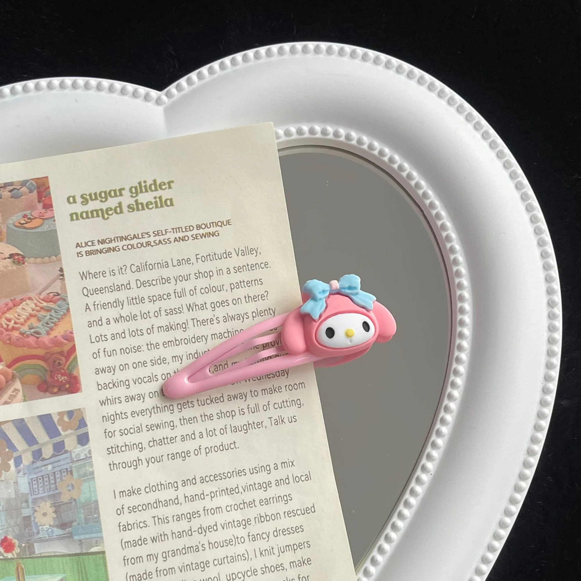

New product Sanrio cute and exquisite personalized side hair clip, girl heart sweet and cute hair accessory