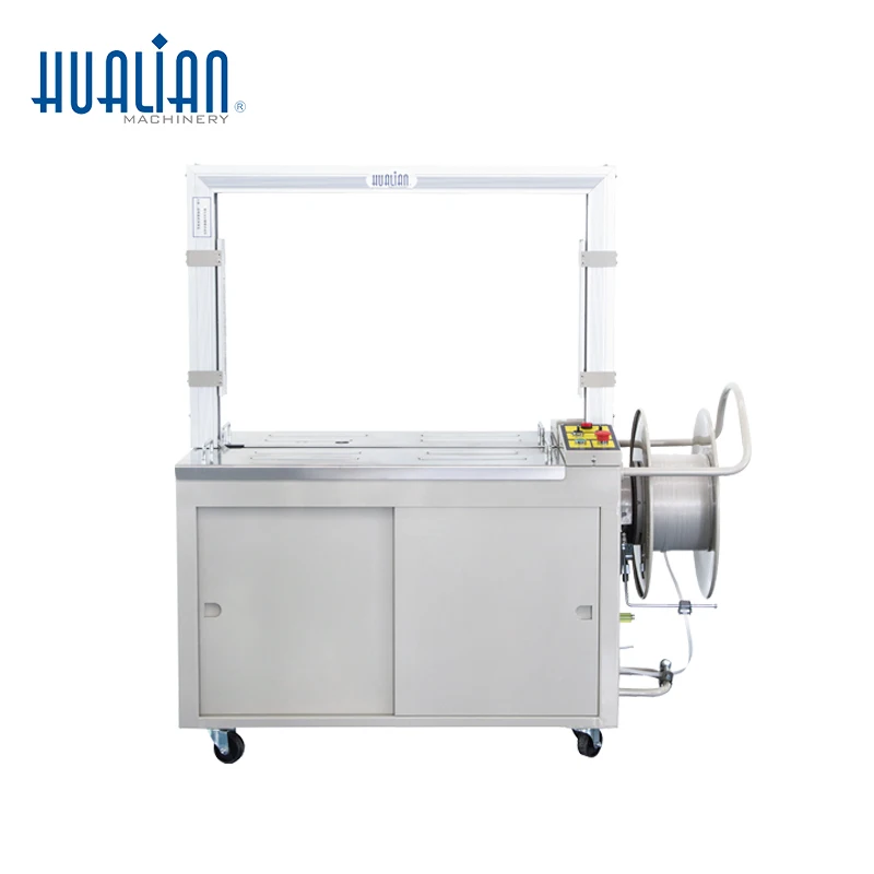KZ-8060/D  Tape PP Band Polyester Steel Box Carton Machinery Automatic Strapping Machine