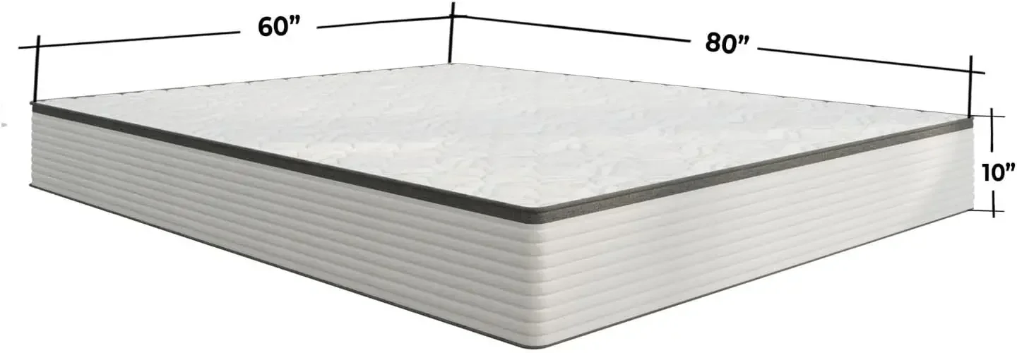 Queen Size Memory Foam Mattress for Comfortable Sleep,Medium-Firm Comfort Level,Quilting Supporta