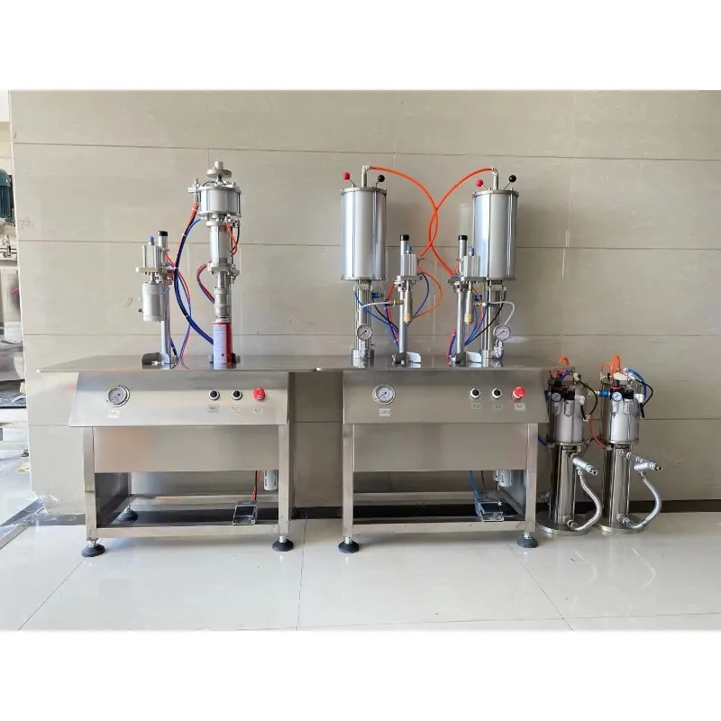 Safe Operation Aerosol Gas Lighter Spray Filling Machine Chinese Manufacturer