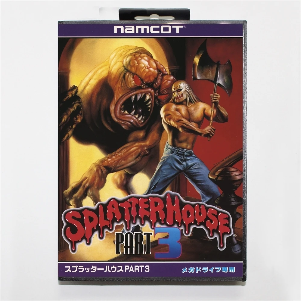 

Splatterhouse3 Game Card With Retail Box 16bit MD Cart For Sega Mega Drive/Genesis System