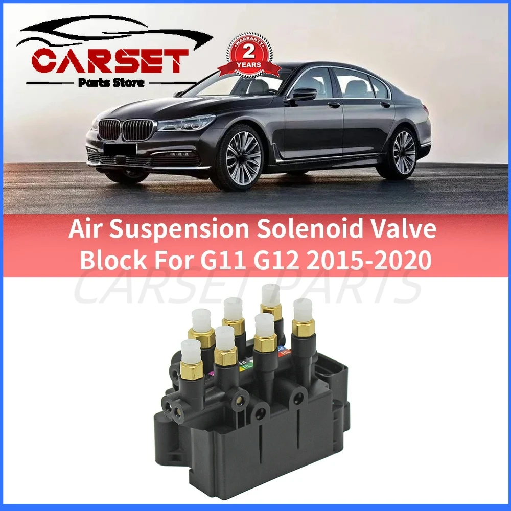 37206861882 Air Suspension Solenoid Valve Block Shock Absorber Air Spring Strut for BMW 7er G11 G12 37106874593 4725530100