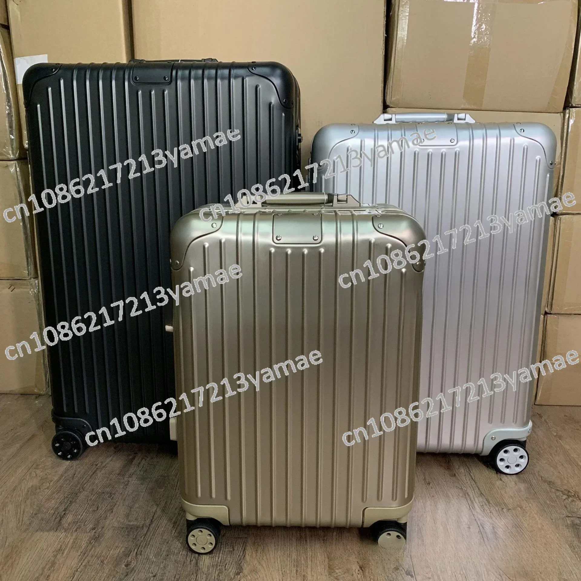 Full aluminum magnesium alloy 925 classic trolley case 21 inch boarding metal Trunk sports version