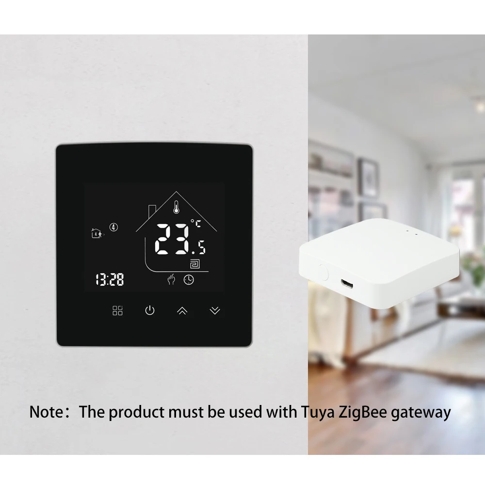 ZigBee 3.0 Thermostat Temperature Controller Water/Electric Floor Heating Gas Boiler GA/GB/GC Smart Life Tuya Alexa Google Home