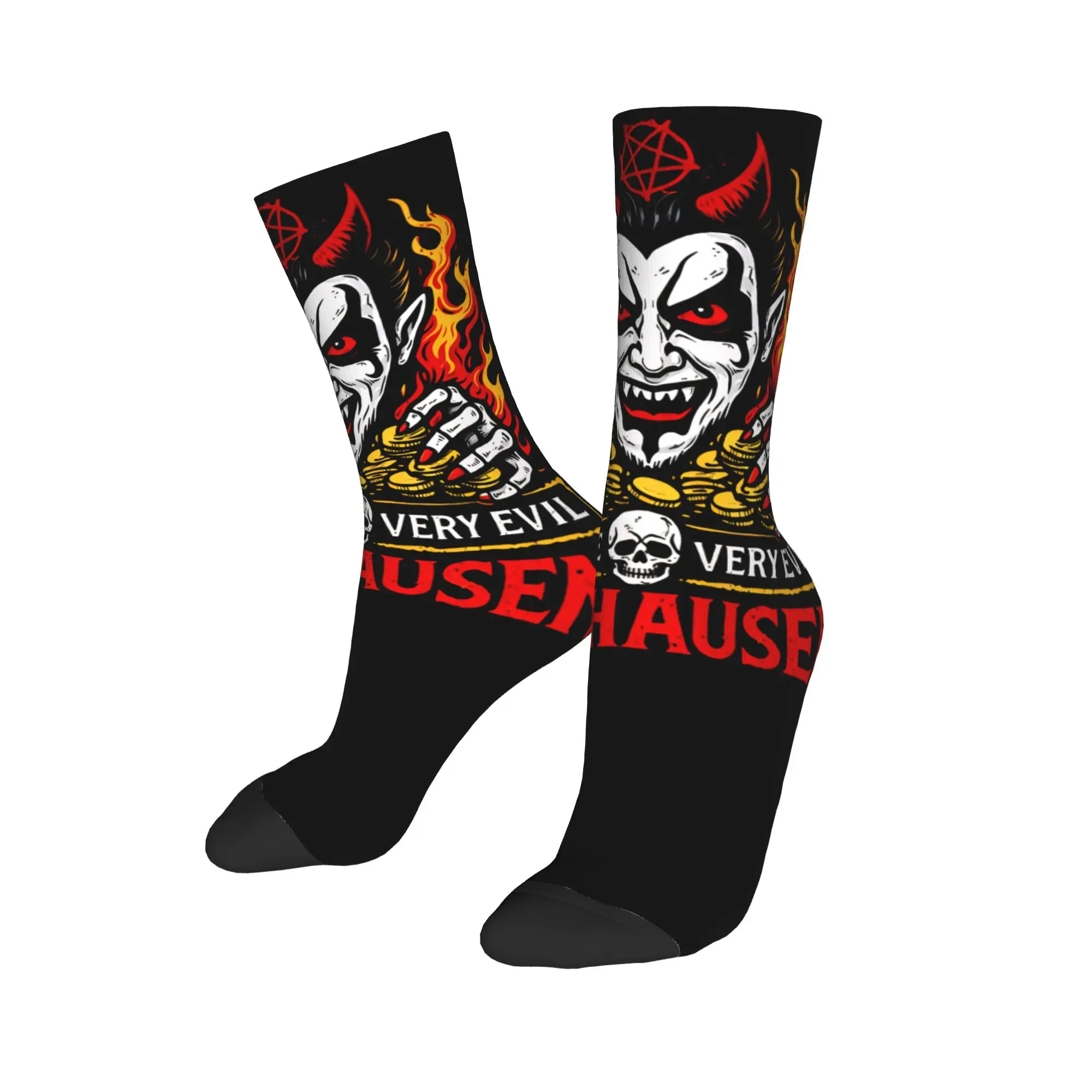 

Danhausen Wrestler Crew Socks for Women Men All Seasons Cozy Middle Tube Socks Sweat Absorbing