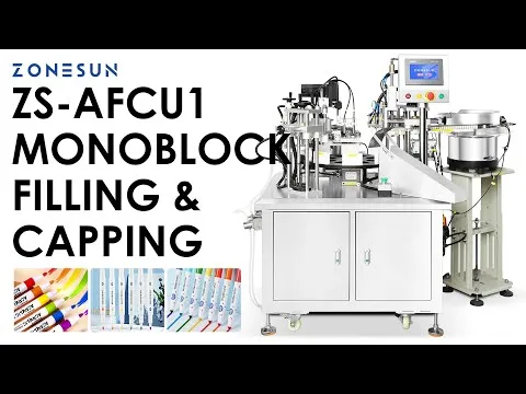 ZONESUN ZS-AFCU1M Macchina riempitrice e sigillatrice con penna magica per imballaggio monoblocco
