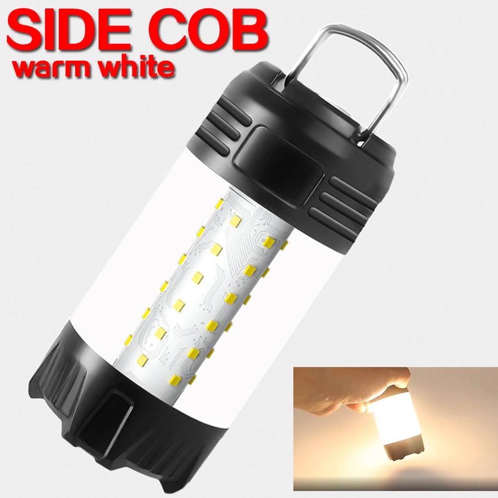 XPG+24 SMD2835 Camping Light Outdoor Bulb USB Rechargeable LED Emergency Flashlight Built in Battery Lantern Portable Tent Lamp