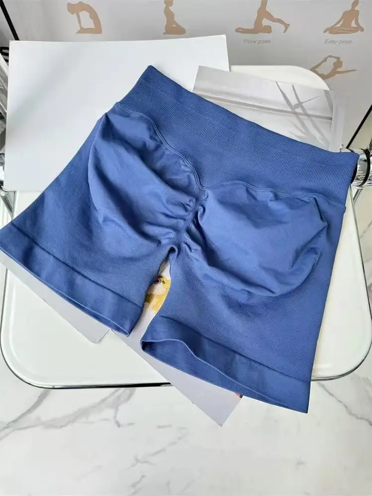 Quality Seamless Scrunch Push Up Gym Shorts Running Workout Shorts Female Yoga Leggings Women Hight Waist Sports Shorts
