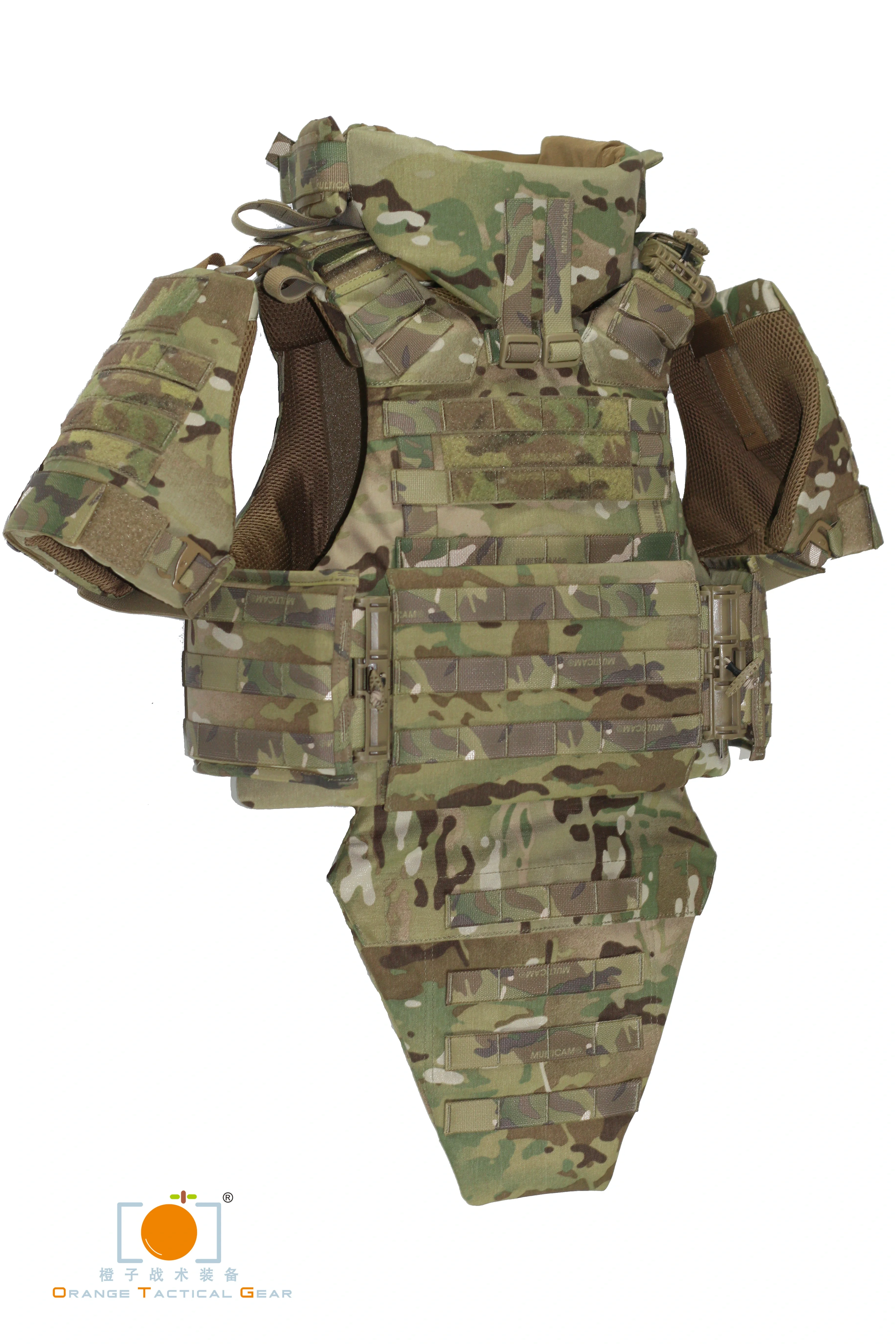 Outdoor tactical vest accessories for neck protection/ shoulder protectors/Crotch protection