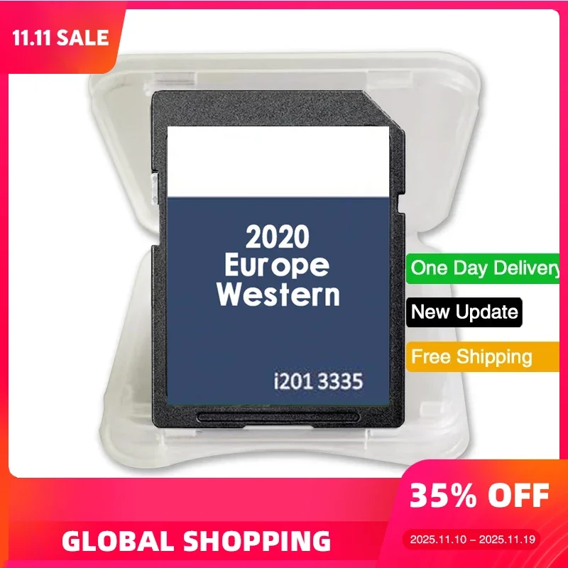 

RNS310 West Europe Sat Nav Fast Delivery in One Day Navigation Map Sd Card for VW with Antifog Flim Sticker