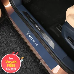 Car interior decoration accessories, door sill strip protective pad, dirt resistant patch for DONGFENG Voyah Free 2th 2024
