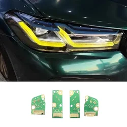 Yellow Headlight DRL Module Angel Eye LED Board 23508301 23508302 For BMW G30 G38 LCI 2020 2021 2022 2023