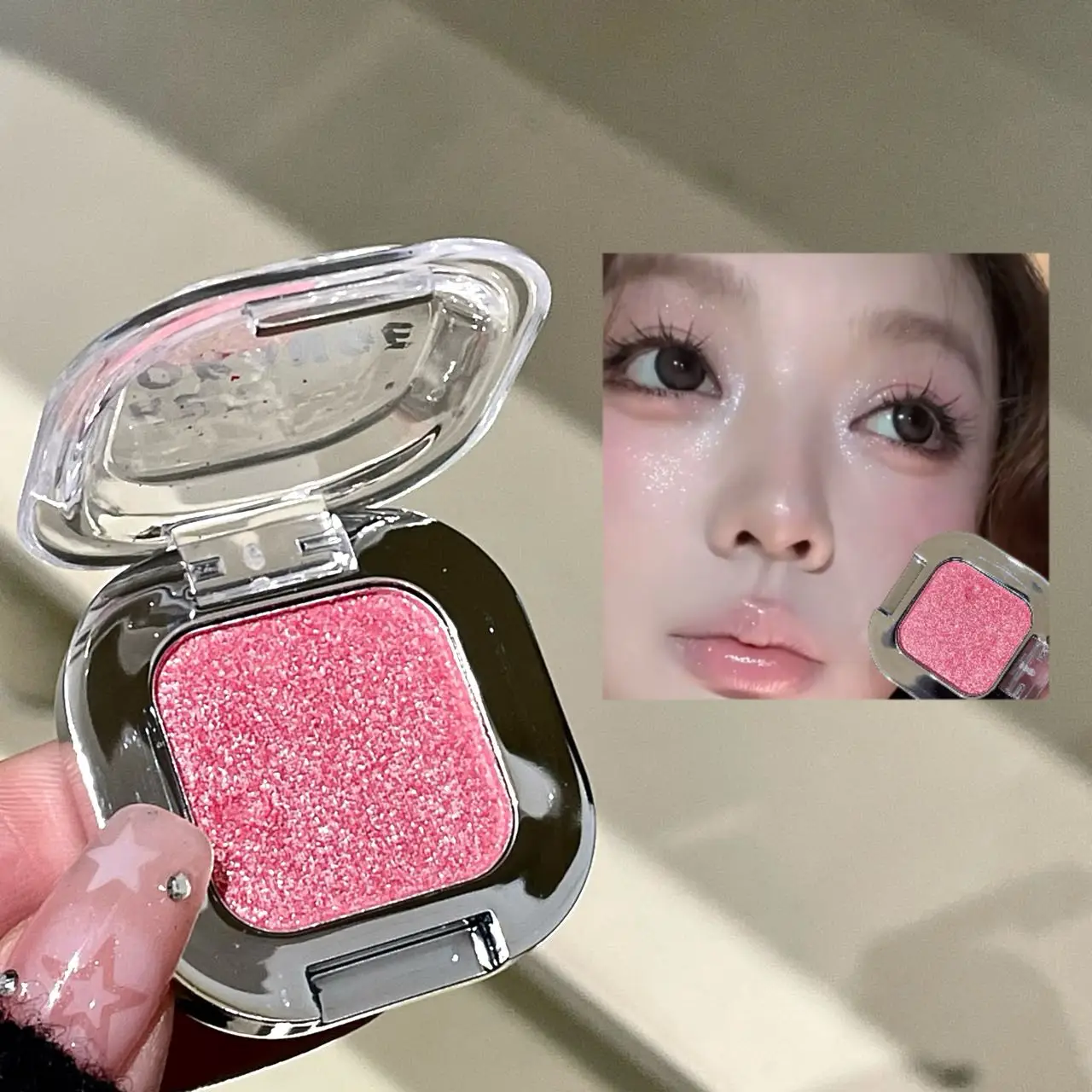 アイス ピーチ アイシャドウ パレット 細かく塗りやすい スパークリング パール光沢 マッシュポテト スモーク ブルー パープル アイシャドウ ブライトニング メイクアップ