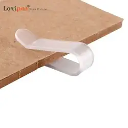 Cartella in plastica Raccoglitore finanziario Clip a U Note Clip per carta da lettera Clip multifunzionale per cancelleria trasparente per ufficio