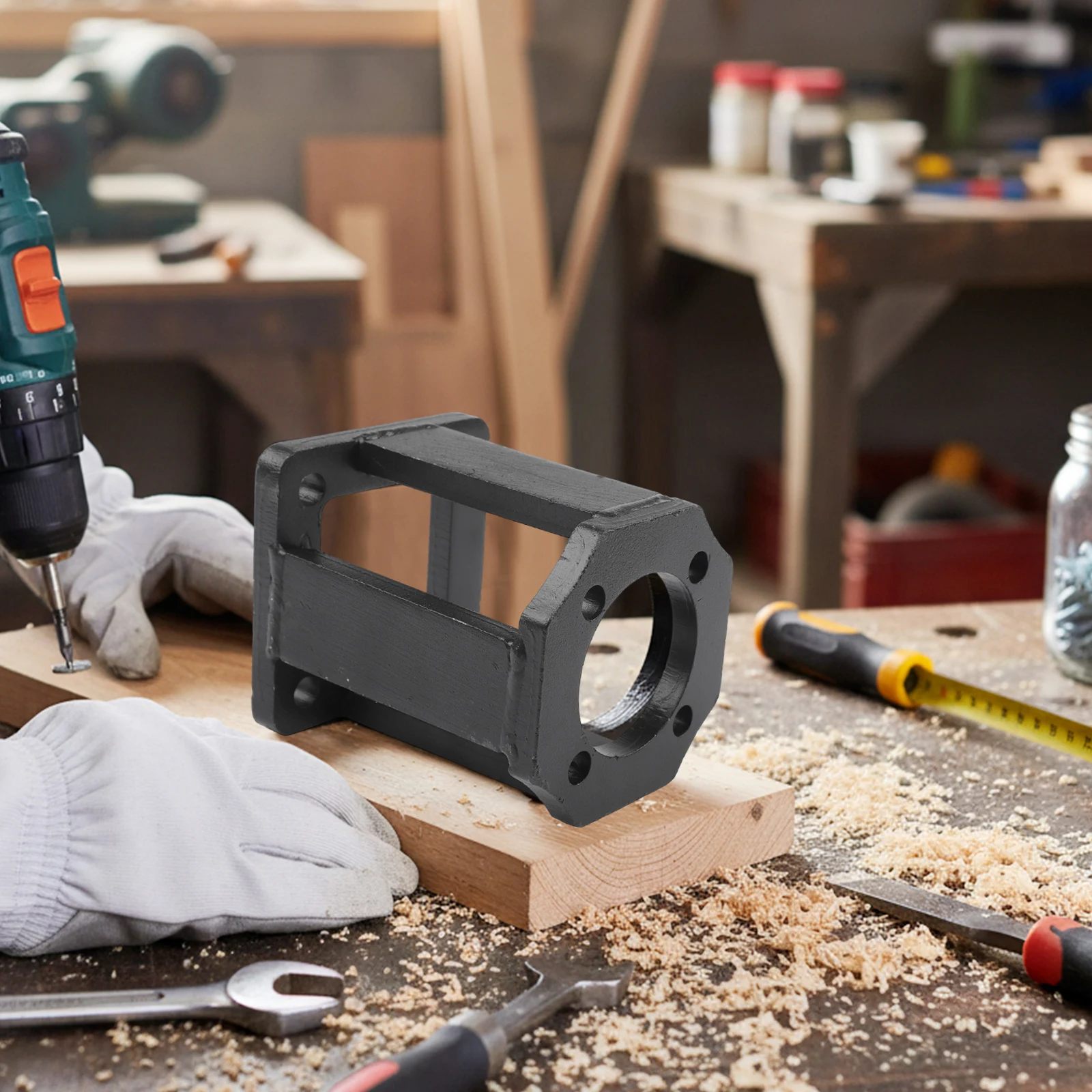 Heavy Duty Pump Support Bracket Pump Accessory Engine Mount Hydraulic Log Splitter Easy Installation High Stability