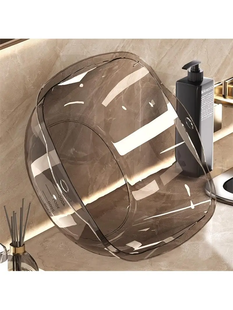 

Thickened Transparent Resistant to Dirt Double Ear Basin for Face Washing And Laundry Simple Design for Home Use