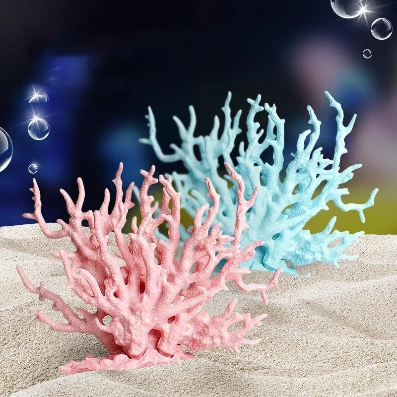 Aquarium Plant Coral Landscape Underwater World Pineapple House Decoration Fish Tank Aquatic Plants Resin Ornaments