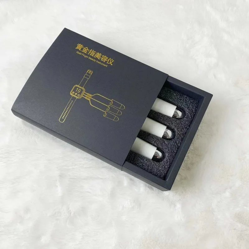 เครื่องนวดหน้าทองคำพกพา ไดมอนด์ ไฟว์ฟิงเกอร์ ไอ มาส์ก ไมโครเคอร์เรนท์ บำรุงผิว ฟื้นฟูผิว