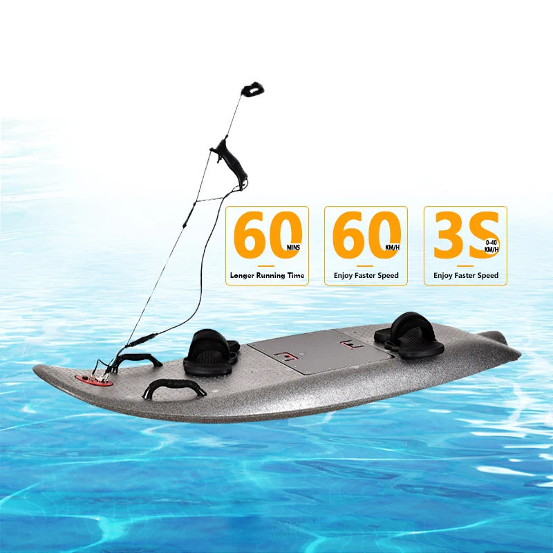 12KW Premium Anti-Shock EPP Electric Jet Surfboard With Lithium Battery 60KM/H Motor Jet Board Powered Surfboard Jet Surf