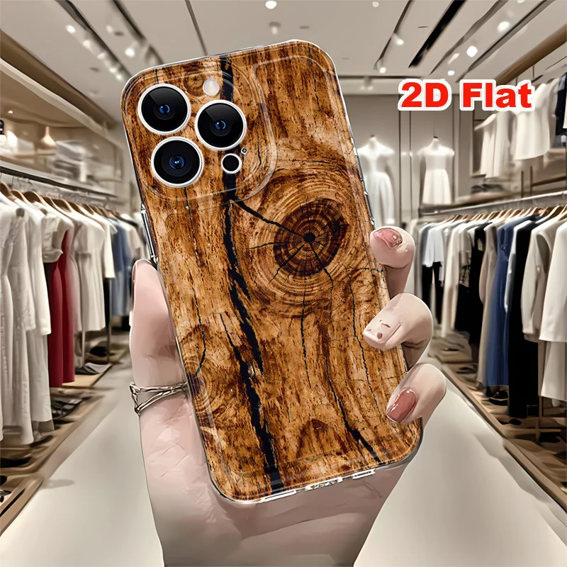 2D Flat Soft Silicone Phone Case For iPhone 17 Pro Max 16 18 Pro 13 11 15 14 Plus 12 17 16E 17Promax Shockproof Transparent Funda Cover