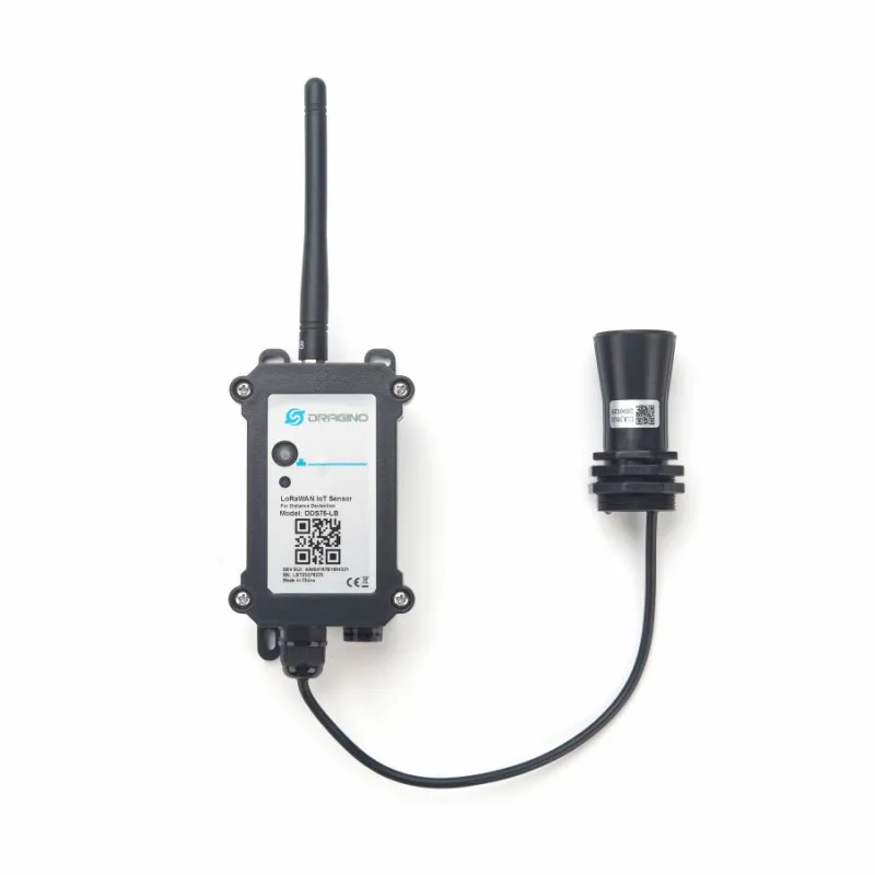 Dragino DDS75-LB LoRaWAN Distance Detection Sensor supports BLE configure wireless OTA update