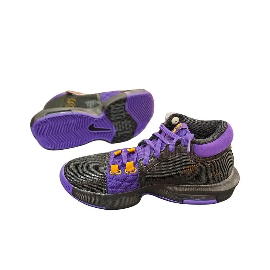 

Мужские баскетбольные кроссовки Nike Witness 8 Lebron James Witnessed 8, черно-фиолетовые.