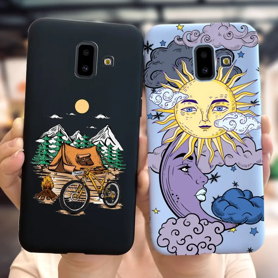 For Samsung J6 Plus Case J610 J610F Phone Cases Soft Butterfly Protector Cover For Samsung Galaxy J6 J6+ J6Plus J 6 J600F Bumper