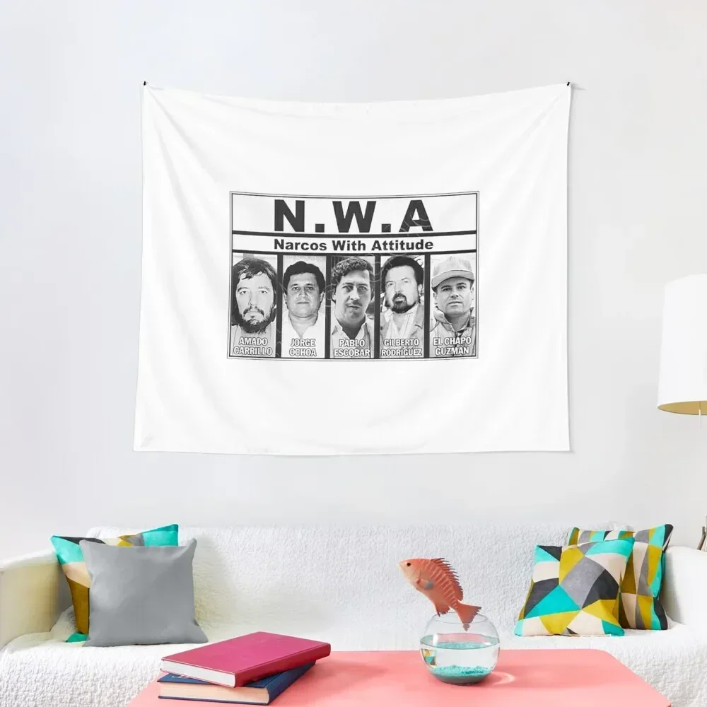 

NWA - Narcos With Attitude Tapestry Decoration Home Bedroom Decorations Wall Hanging Decor Tapestry