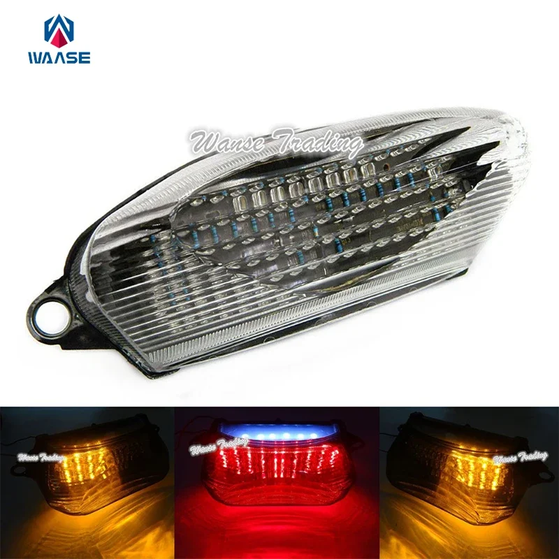 

waase Tail Brake Turn Signals License Plate Integrated Led Light For 1997-2005 HONDA Super Hawk 1000 VTR1000F VTR1000 Firestorm