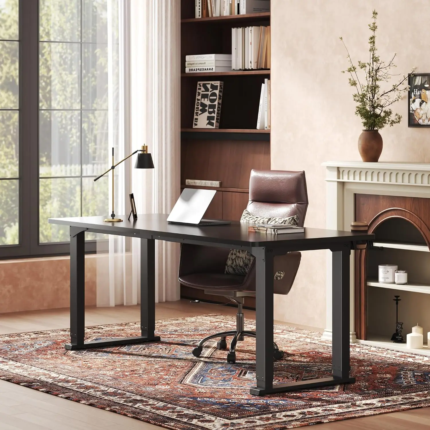 71x31 Dual Motor Electric Standing Desk Height Adjustable Home Office, Customized