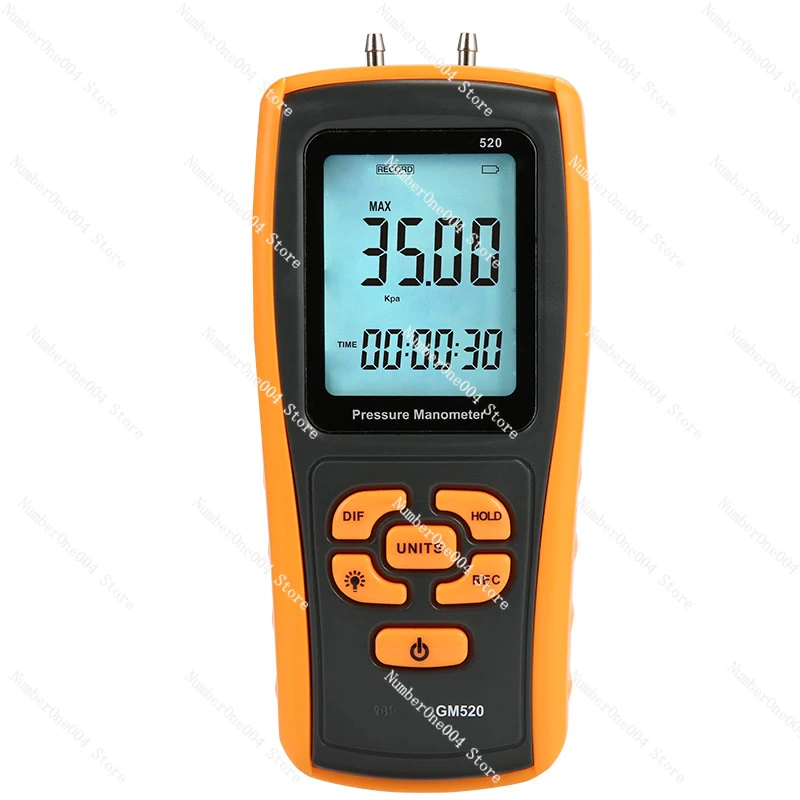 

Standard Intelligence Tasimeter Differential Pressure Gauge Gas Pressure Testing Meter Differential Gage Gm505 Digital Display